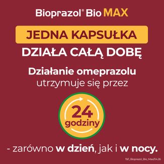 Bioprazol Bio Max 20 mg, 14 twardych kapsułek dojelitowych USZKODZONE OPAKOWANIE - 5 - zdjęcie produktu