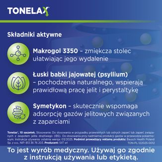 Tonelax, proszek, 9,15 g x 10 saszetek - 4 - zdjęcie produktu
