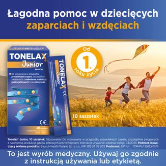 Tonelax Junior, płyn, 30 ml x 10 saszetek - 2 - zdjęcie produktu