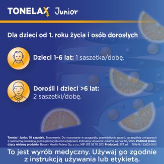 Tonelax Junior, płyn, 30 ml x 10 saszetek - 5 - zdjęcie produktu