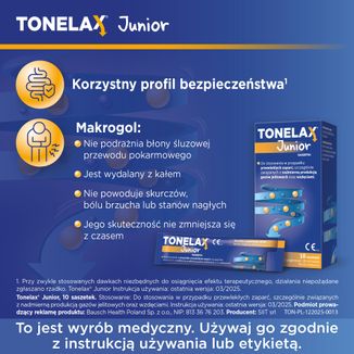 Tonelax Junior, płyn, 30 ml x 10 saszetek - 8 - zdjęcie produktu