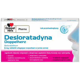 Desloratadyna Doppelherz 5 mg, 10 tabletek - zdjęcie produktu