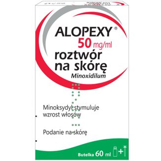 Alopexy 5% (50 mg/ ml) roztwór do stosowania na skórę, 60 ml - zdjęcie produktu