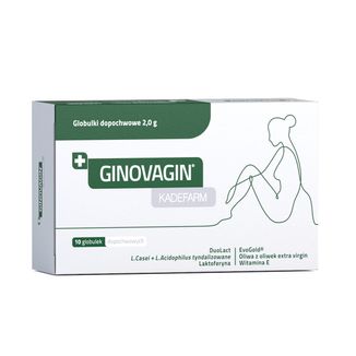 Ginovagin, 10 globulek dopochwowych - 2 - zdjęcie produktu