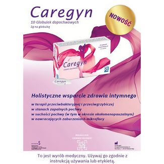 Caregyn, 10 globulek dopochwowych - 2 - zdjęcie produktu