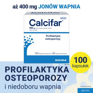 Calcifar 400 mg, 100 kapsułek - 2 - zdjęcie produktu