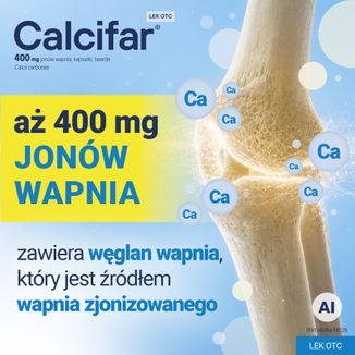 Calcifar 400 mg, 100 kapsułek - 4 - zdjęcie produktu