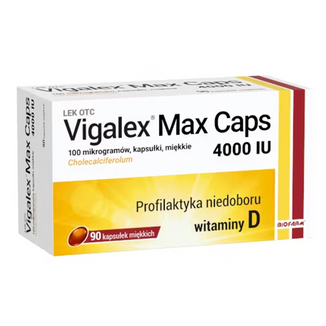 Vigalex Max Caps 4000 IU, 90 kapsułek - zdjęcie produktu