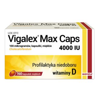 Vigalex Max Caps 4000 IU, 160 kapsułek miękkich - zdjęcie produktu
