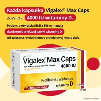 Vigalex Max Caps 4000 IU, 160 kapsułek miękkich - 5 - zdjęcie produktu