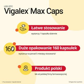Vigalex Max Caps 4000 IU, 160 kapsułek miękkich - 6 - zdjęcie produktu