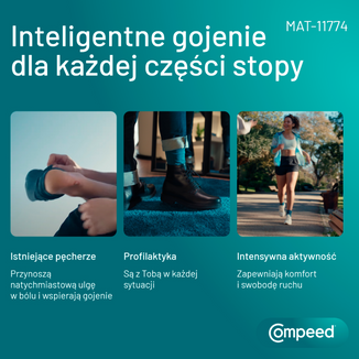 Compeed, plastry na pęcherze, hydrokoloidowe, Mix, 5 sztuk - 5 - zdjęcie produktu